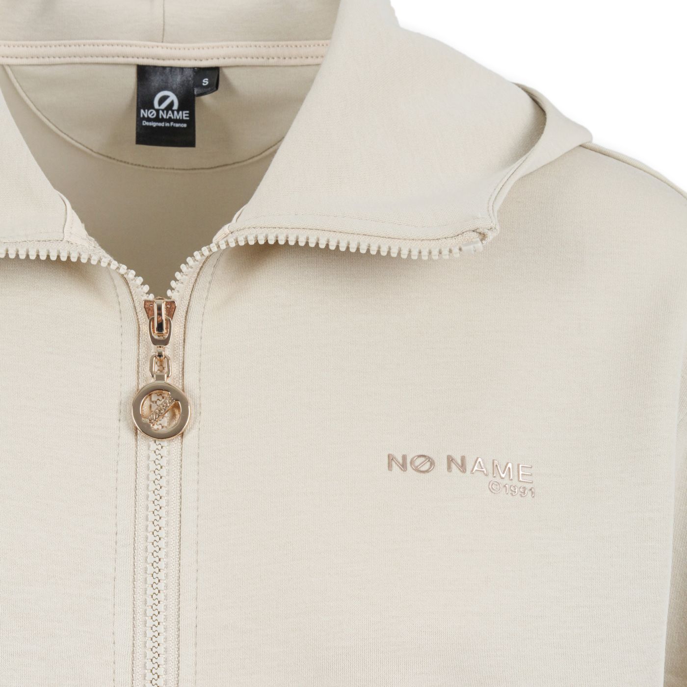 WILLO ZPED HOODIE W - SOFT COTTON - BEIGE